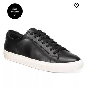Men’s Alfani Black and White Lace-Up Sneakers